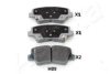 ASHIKA 51-0H-H09 Brake Pad Set, disc brake